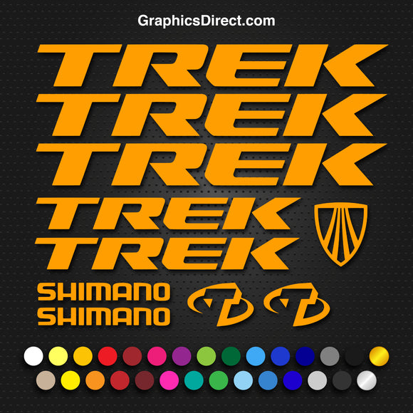 trek bike frame decals