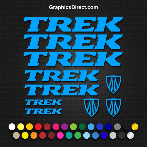 trek bike frame decals