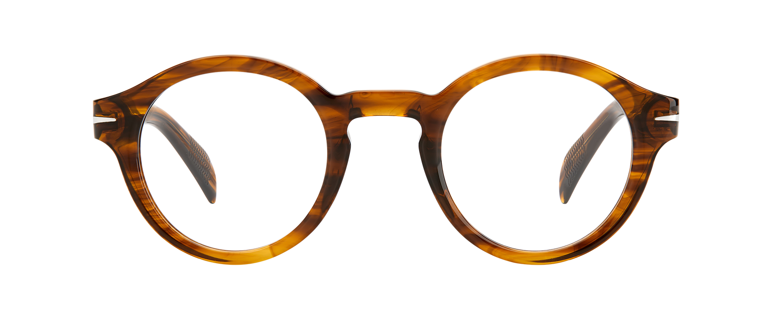 DB 7051 - Brown Horn - Frames - 104509 – EYEWEAR by DAVID BECKHAM