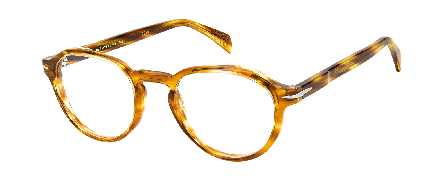 DB 7086 - Striped Brown - Frames - 105713 – EYEWEAR by DAVID BECKHAM