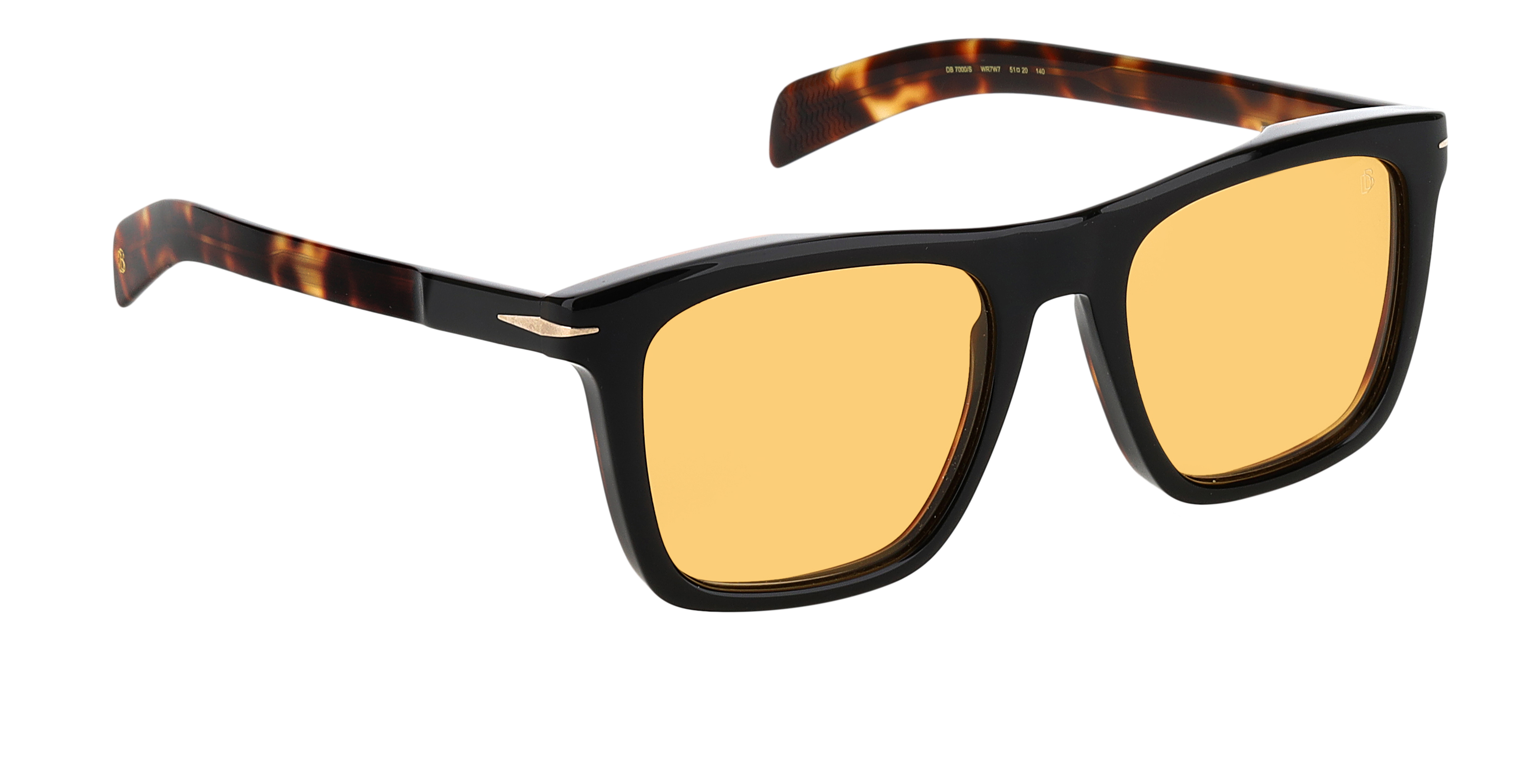 DB 7000/S - Black Havana - Orange - 203131 – EYEWEAR by DAVID BECKHAM