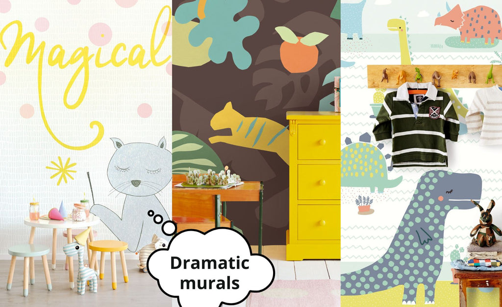 Nursery wallpaper blog - Dramatic murals