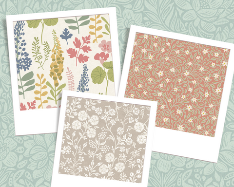 Spring blog - Granny print floral wallpaper