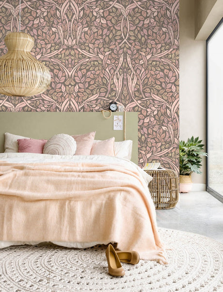 Carmen mural for Holistic Design bedroom blog