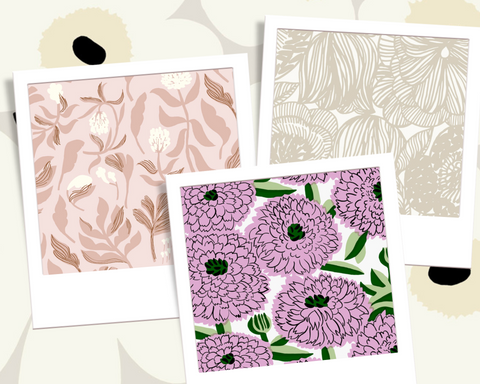 Spring blog - Retro floral wallpaper