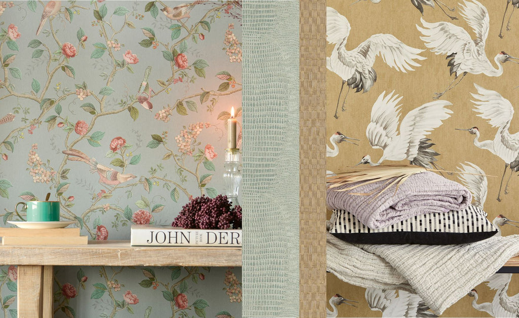 Blog post - Birds trending in wallpaper design
