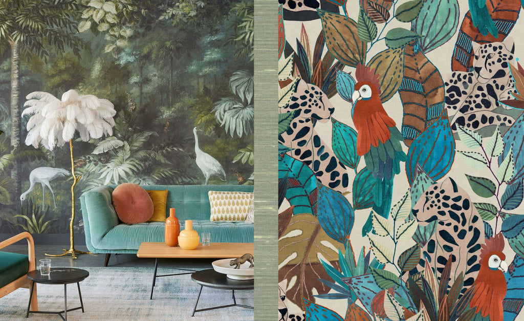 Blog post - Birds trending in wallpaper & mural  design