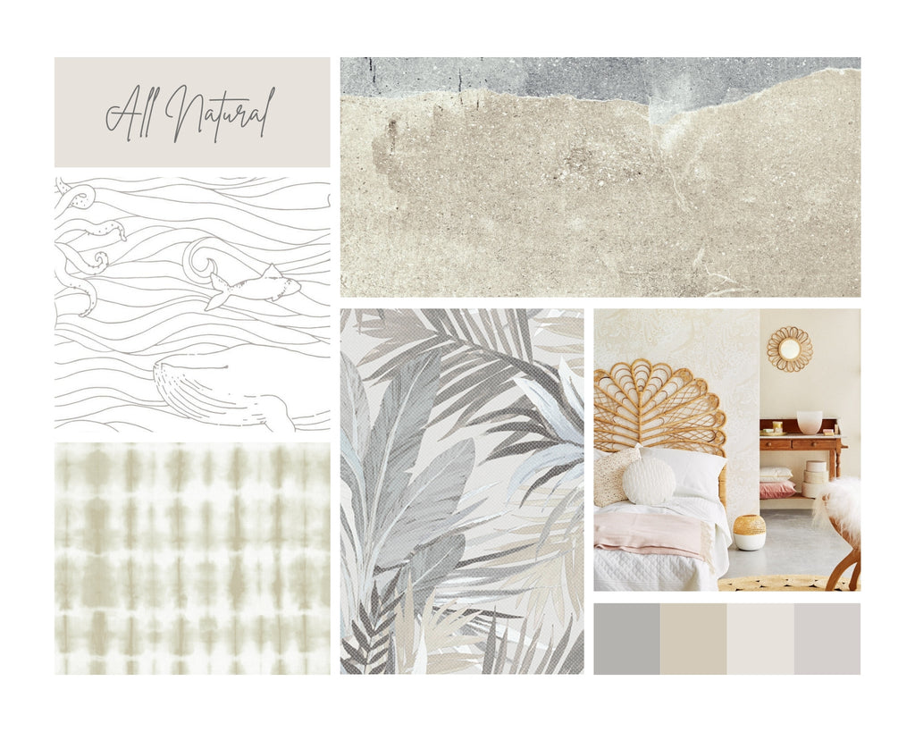 Coastal holiday home - All natural wallpaper inspiration