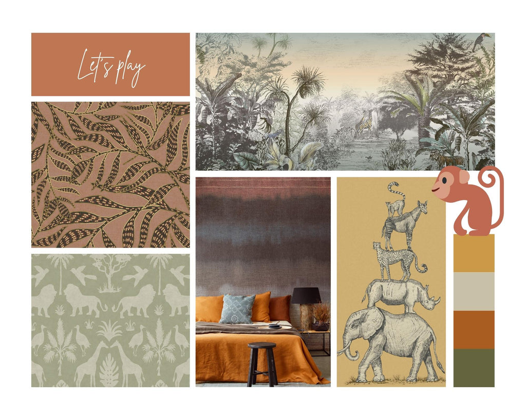 Holiday homes - Let's play wallpaper inspiration