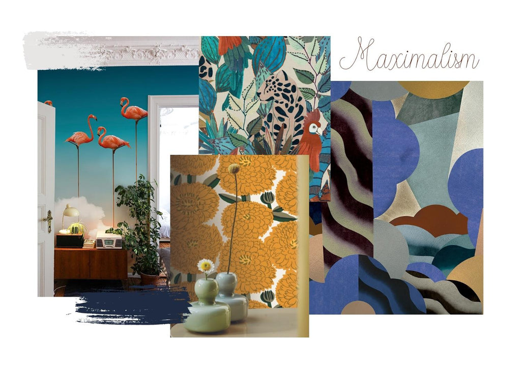 Maximalism trend wallpaper