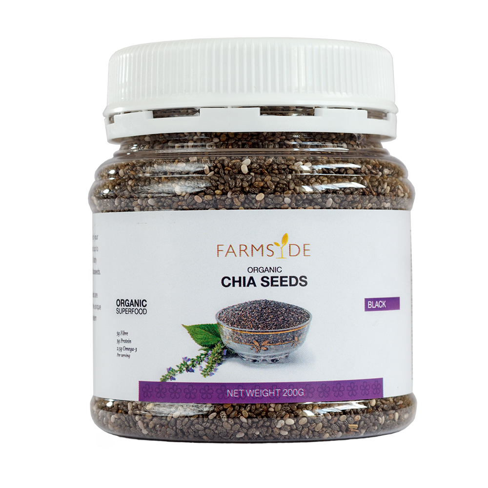 Organic Chia Seeds Black Farmsyde Organics 6582