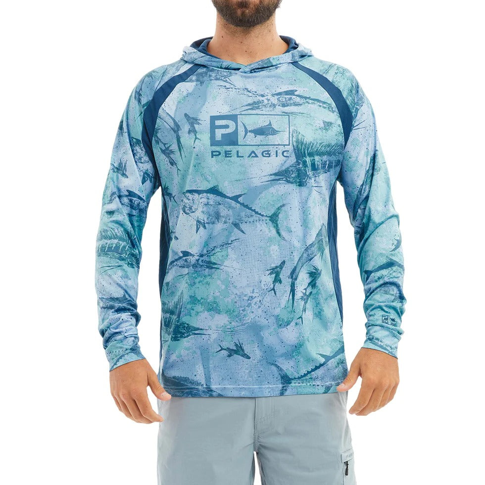 EXO-TECH 2.0 HOODY - RASTA HEX FISHING SHIRT