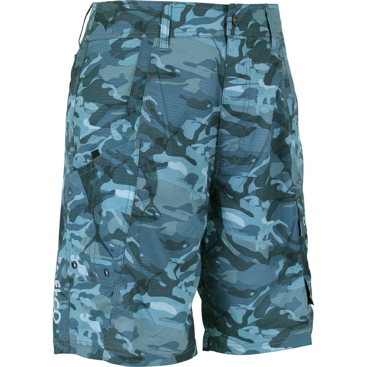 Tactical Fishing Shorts in Green Camo by AFTCO