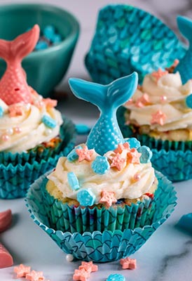 Meerjungfrau Cupcakes