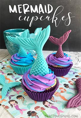 Mermaid Cupcakes bei Mermaids Tail UK