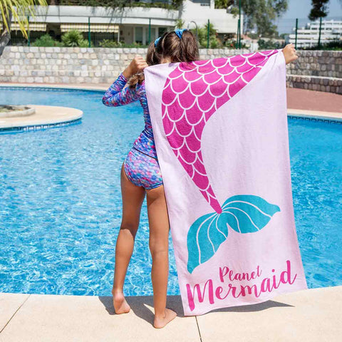 Mermaid Tail Towel from Planet Mermaid
