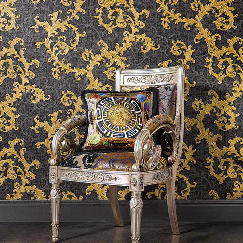 Baroque & Roll wall covering by Versace -ref: 962316-