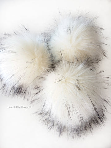 COCOA luxury faux fur pom pom