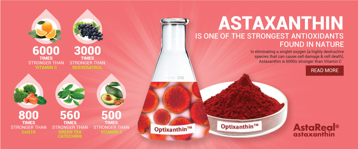 Astareal® Natural Astaxanthin One Of The Strongest And Most Popular A Optixanthin 