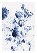 Load image into Gallery viewer, Kek Amsterdam Wall Mural Royal Blue Flowers II Customized 446 x 275cm