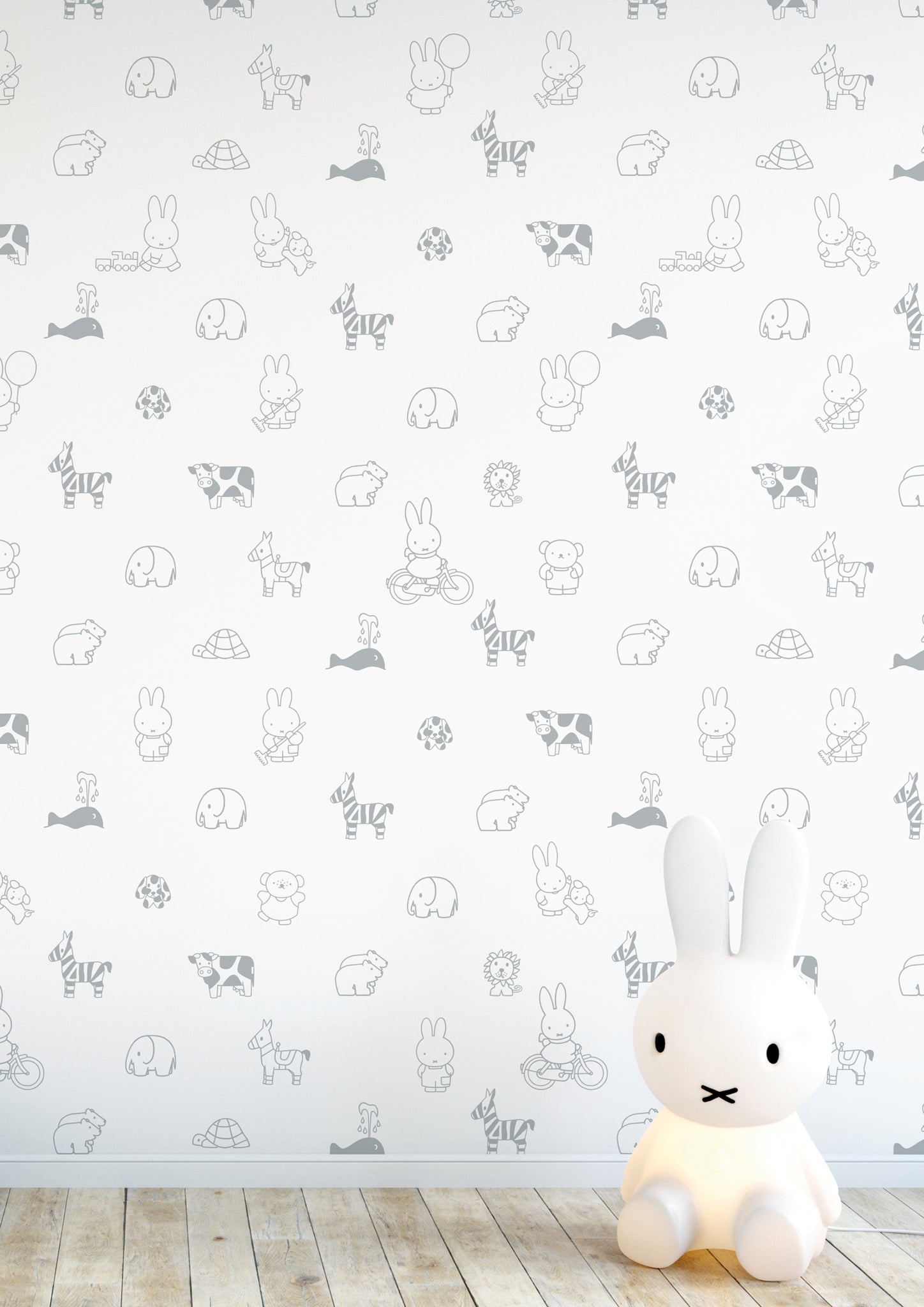 Kek Amsterdam Wallpaper For Kids Miffy Animals 97 4 X 280 Cm Avuhomes