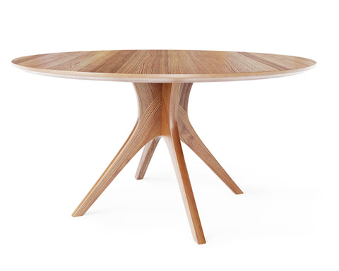a pine table