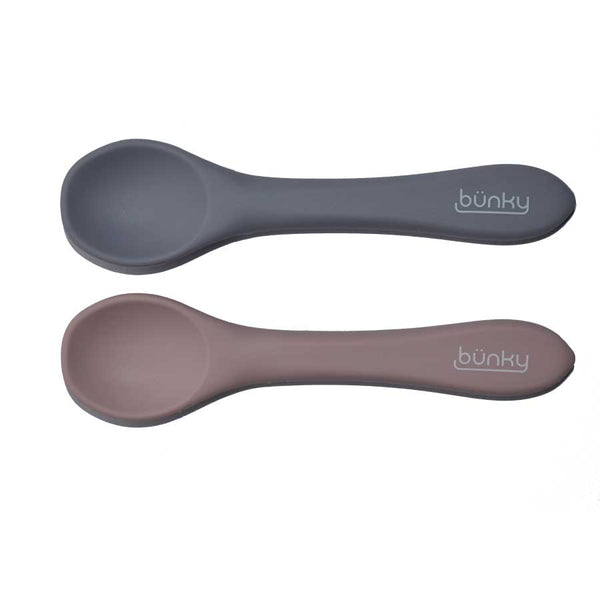 Mushie Silicone Feeding Spoons 2-pack