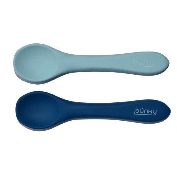 Silicone spoon for baby - Sage par Minika -, Jourès