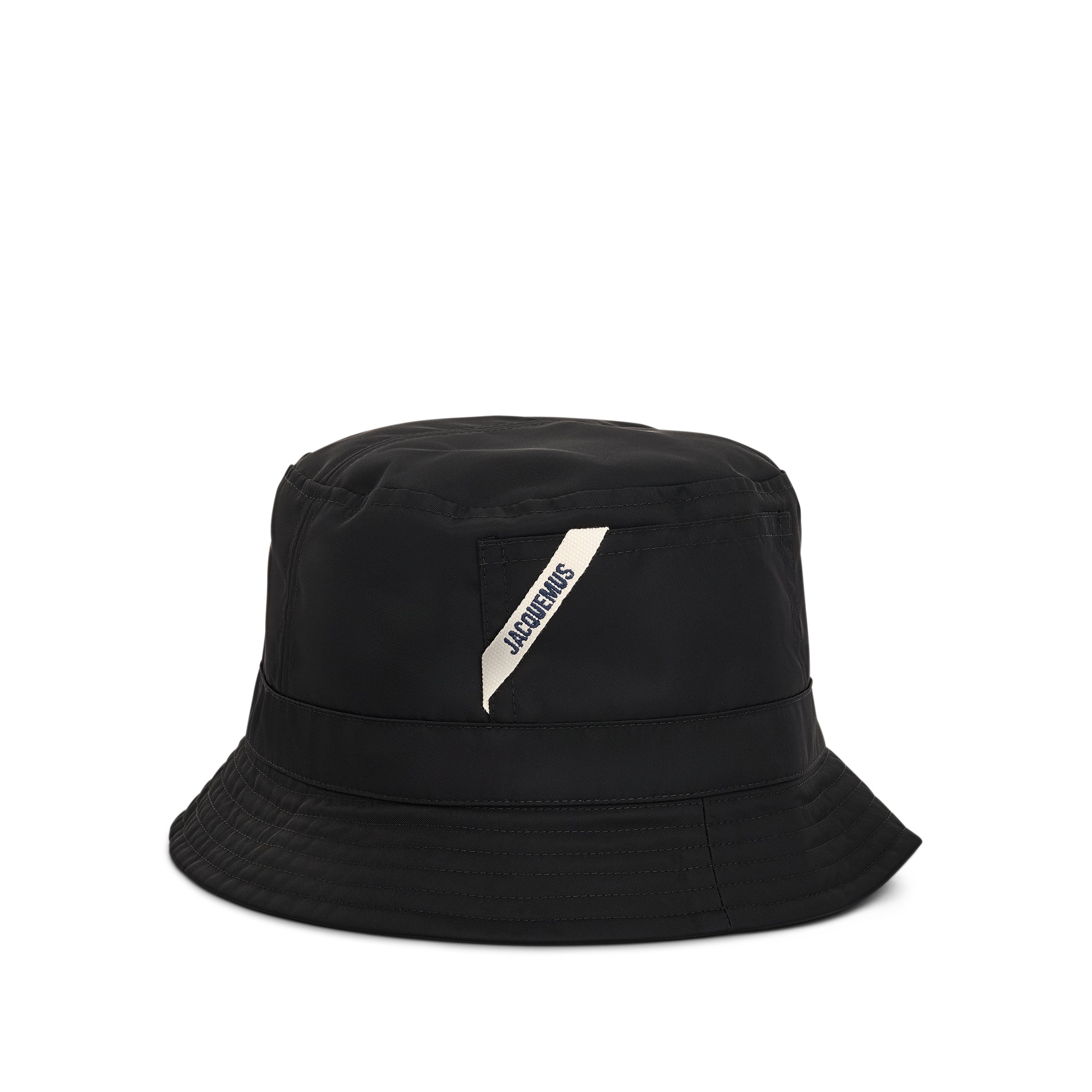 Shop Jacquemus Ovalie Logo Bucket Hat