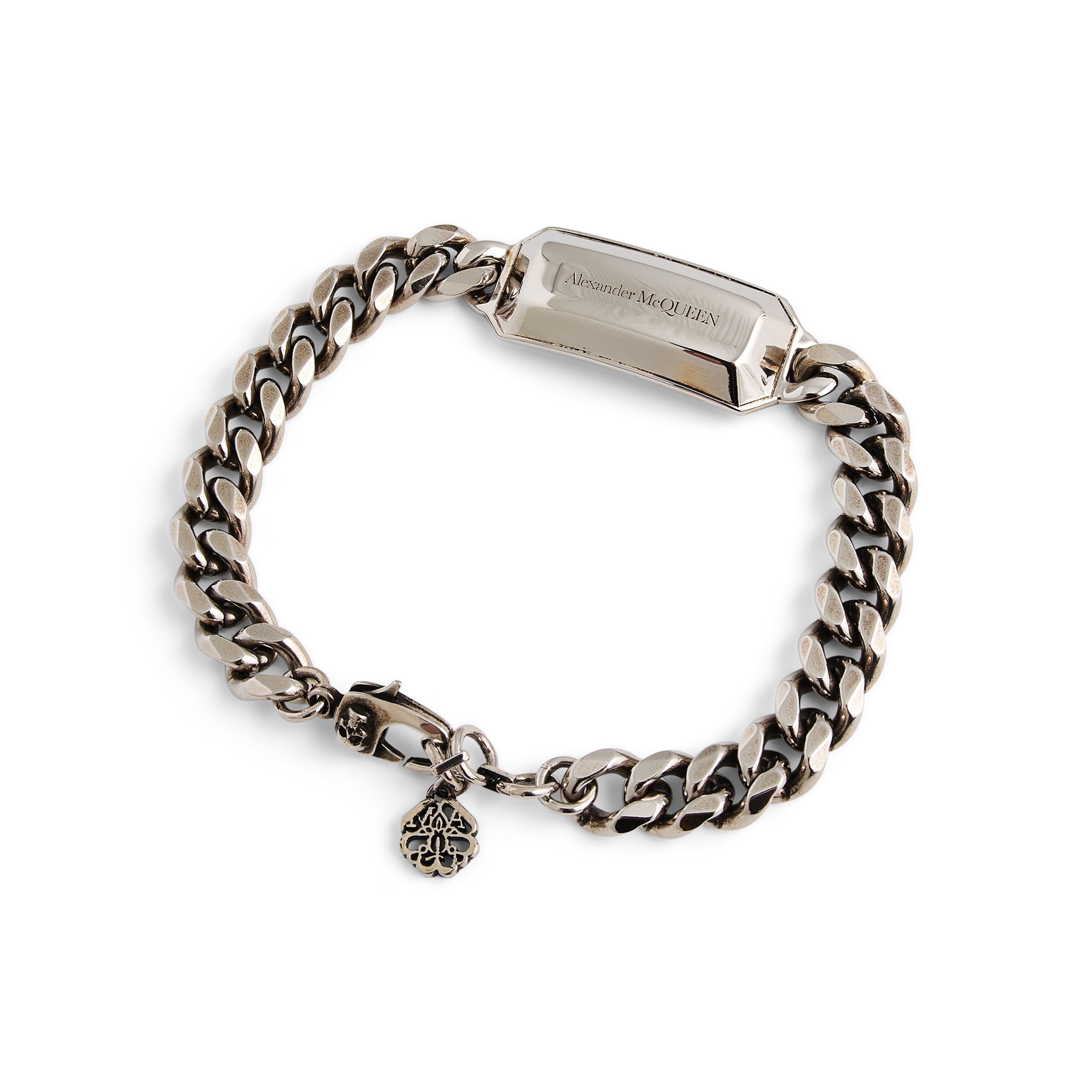 Shop Alexander Mcqueen Chain Medallion Bracelet