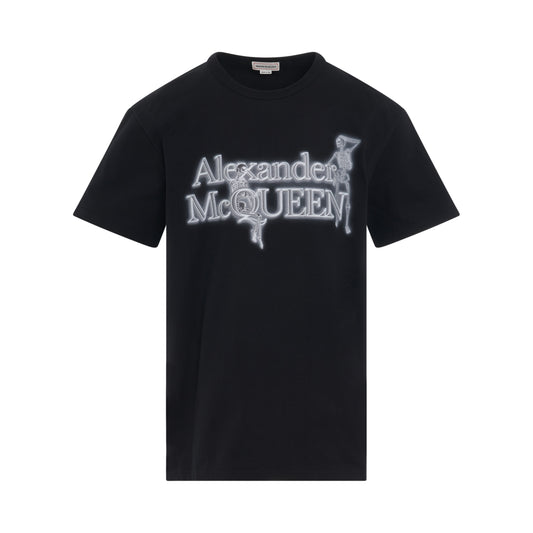 Alexander McQueen Men's Tie-Dye Denim Sport Shirt