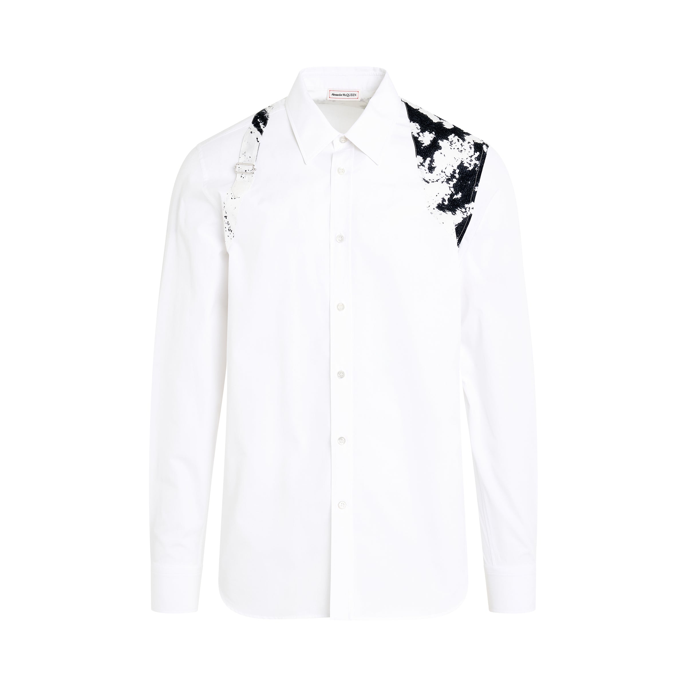 Shop Alexander Mcqueen Printed Harness Shirt