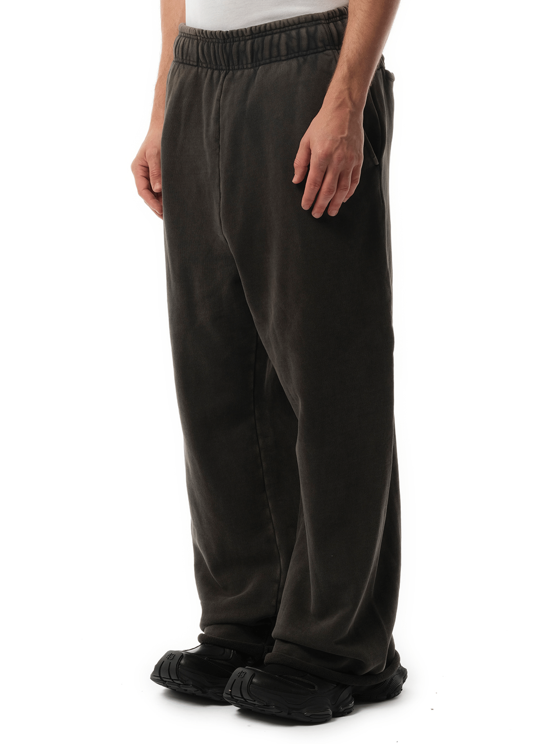 Entire Studios Men's Full Sweatpants In Washed Black