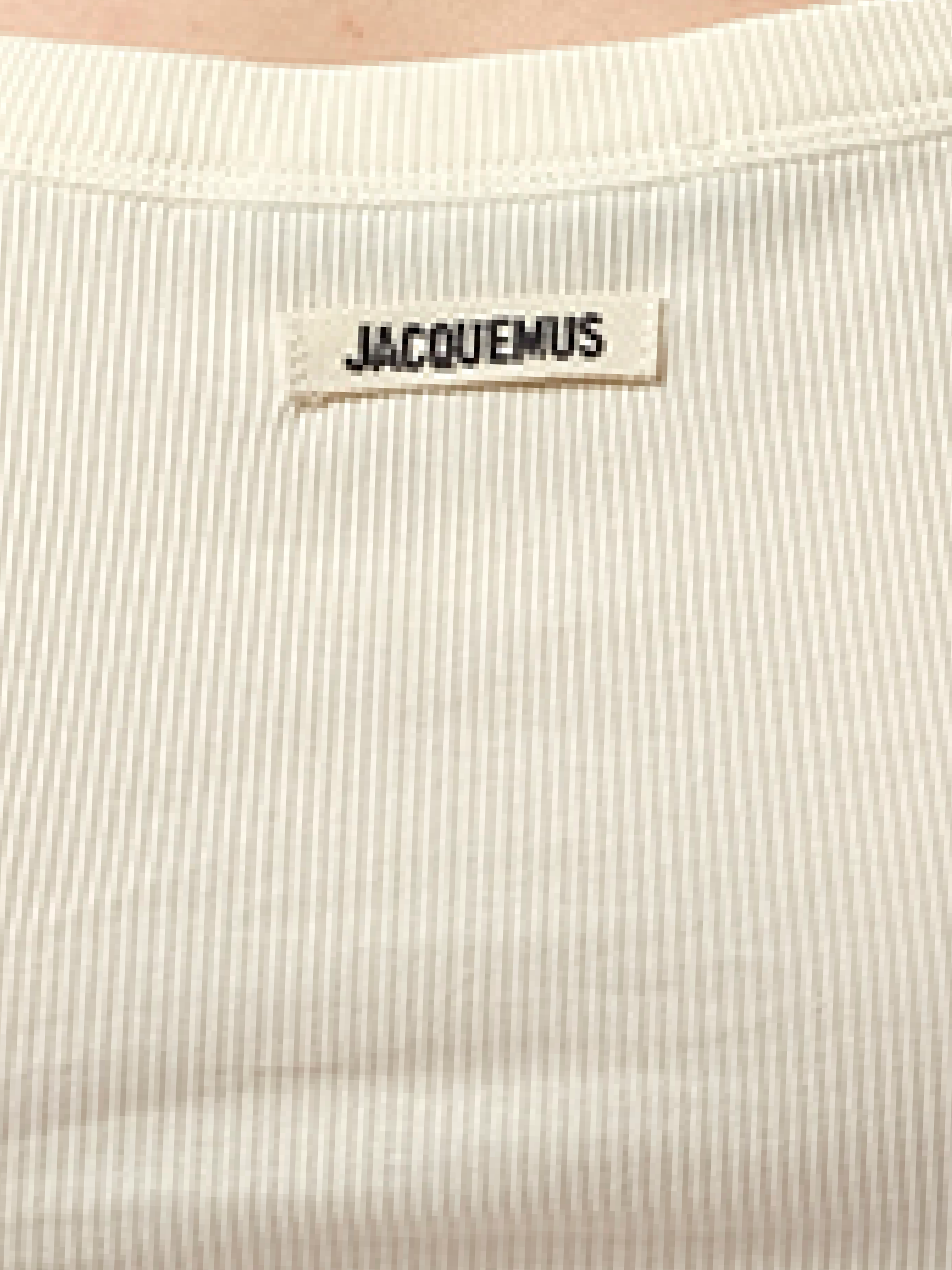Jacquemus Women Debardeur Fros Grain Cotton Tank Top In White