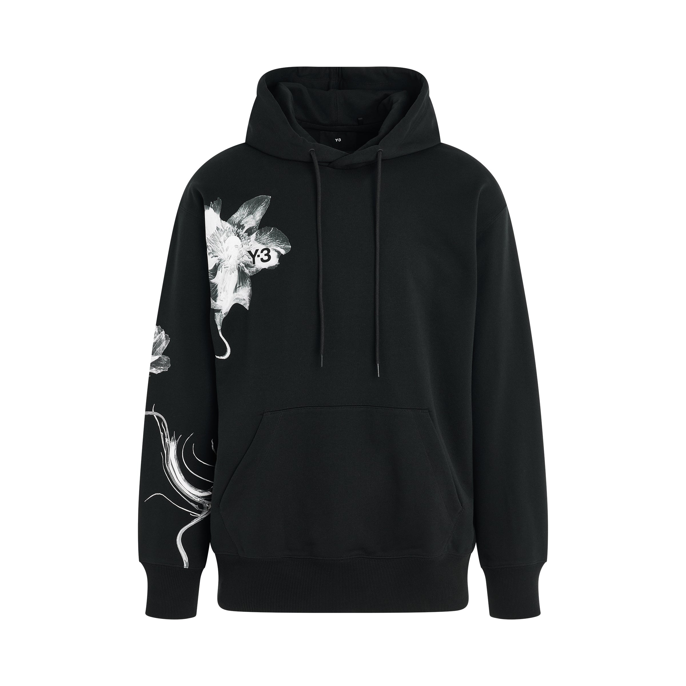 Shop Y-3 Flower Graphic Hoodie