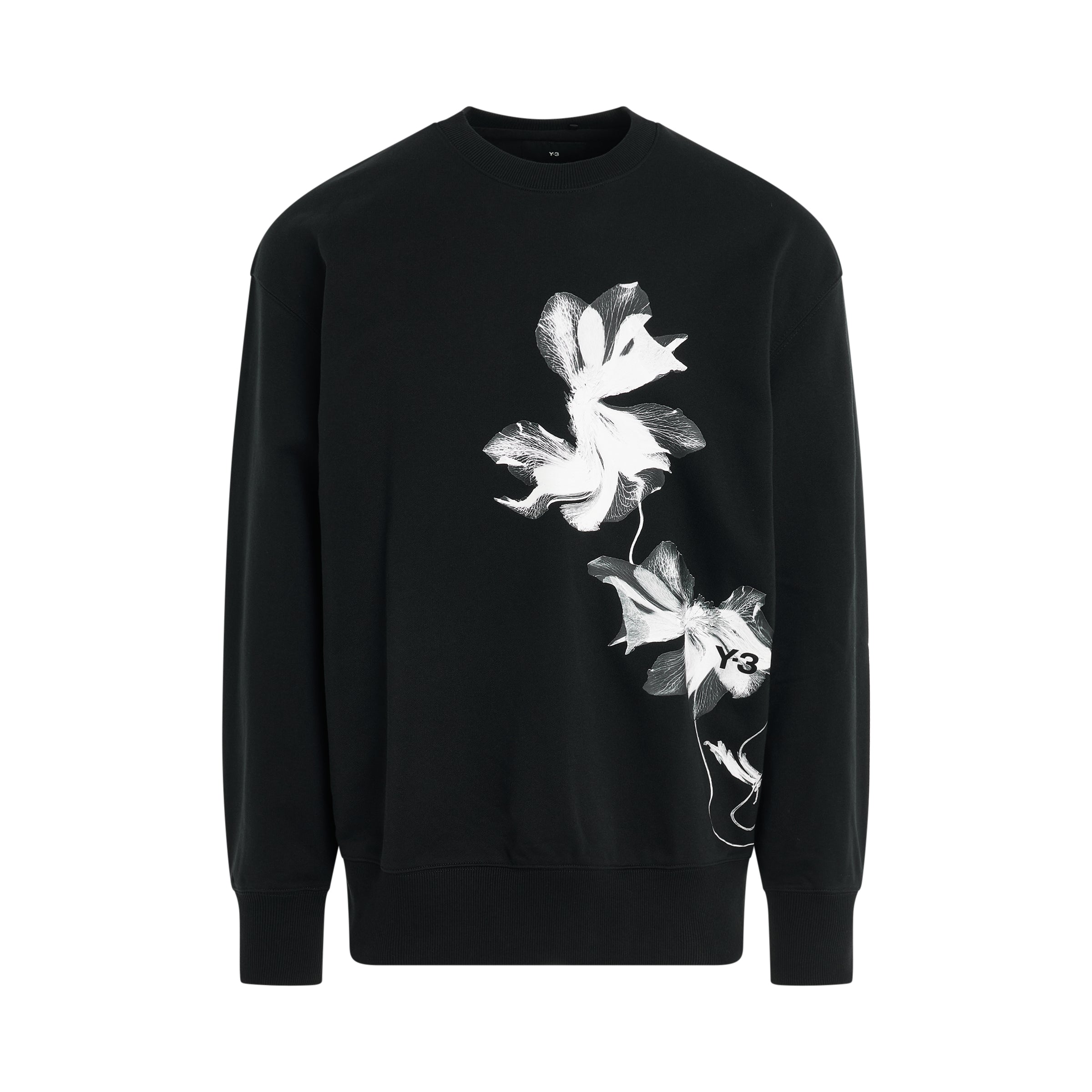 Shop Y-3 Flower Graphic Sweatshirt