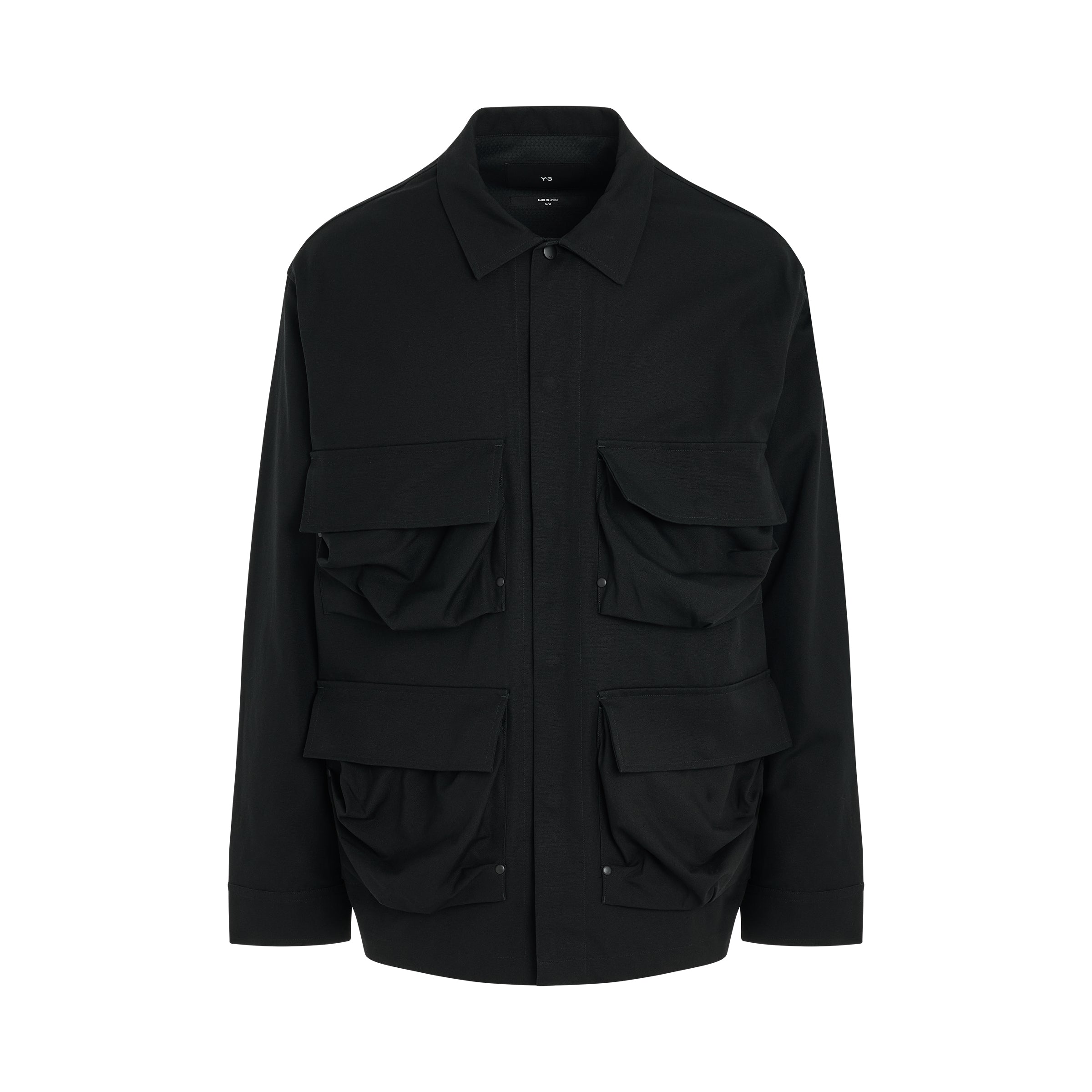 Shop Y-3 Long Sleeve Pocket Shirt