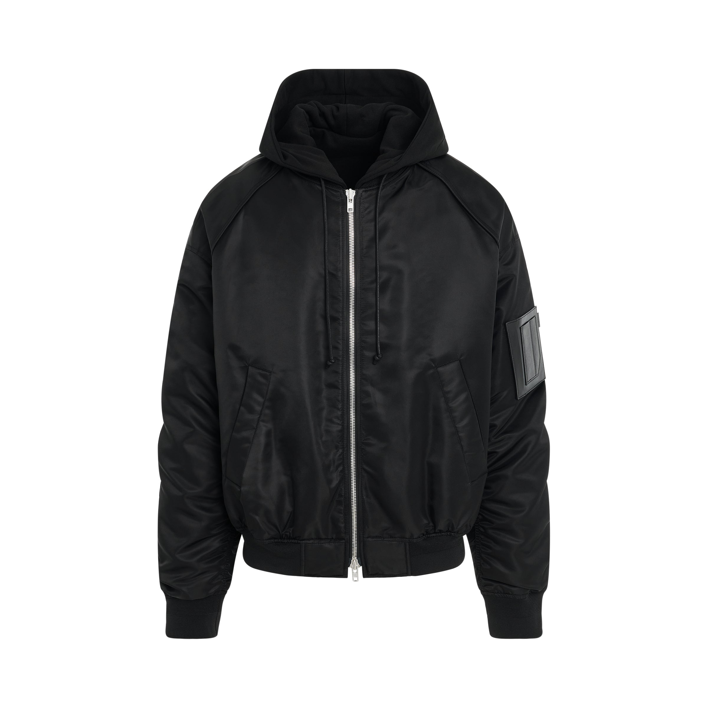 Shop Juunj Hood Detachable Ma-1 Jacket