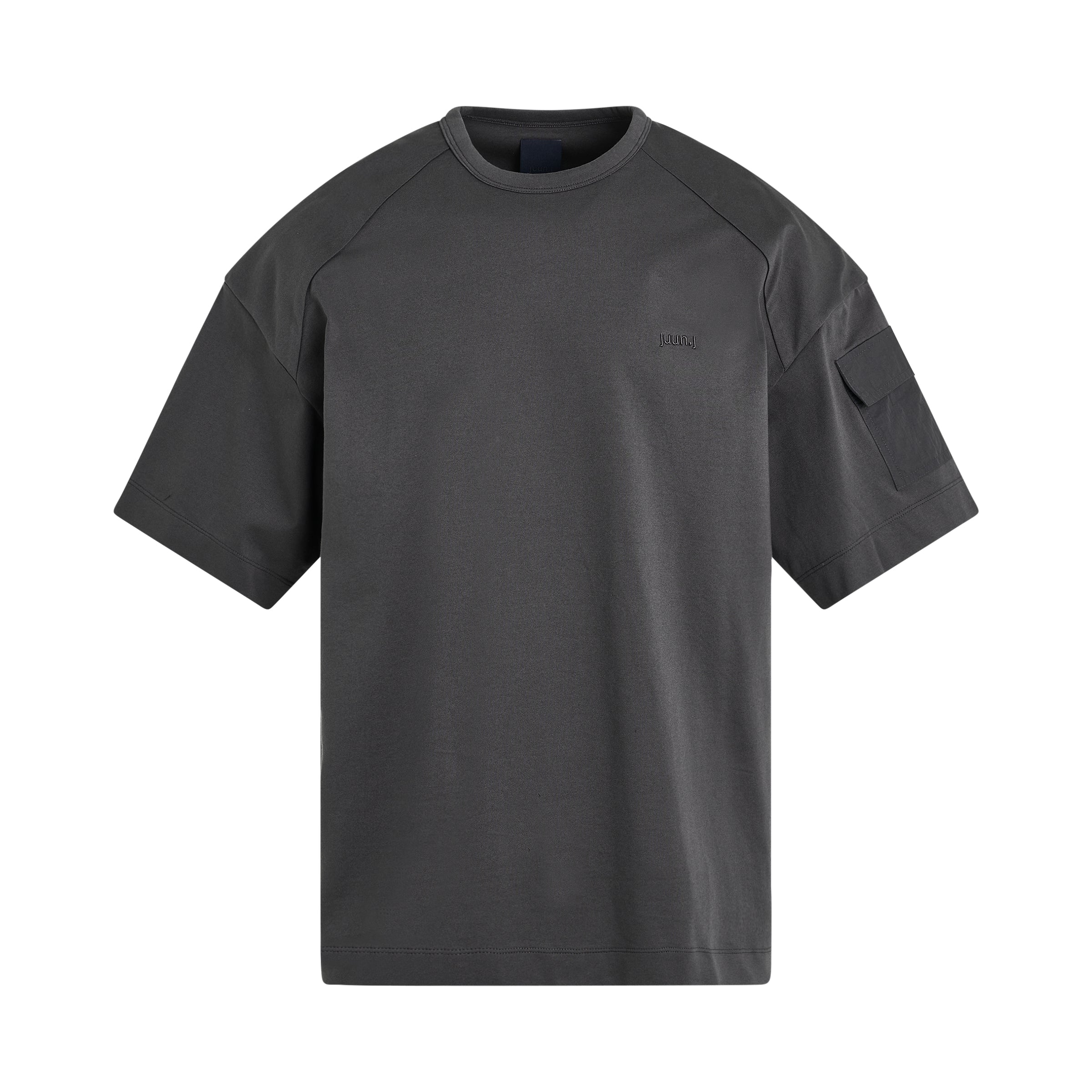 Shop Juunj Sleeve Pocket T-shirt