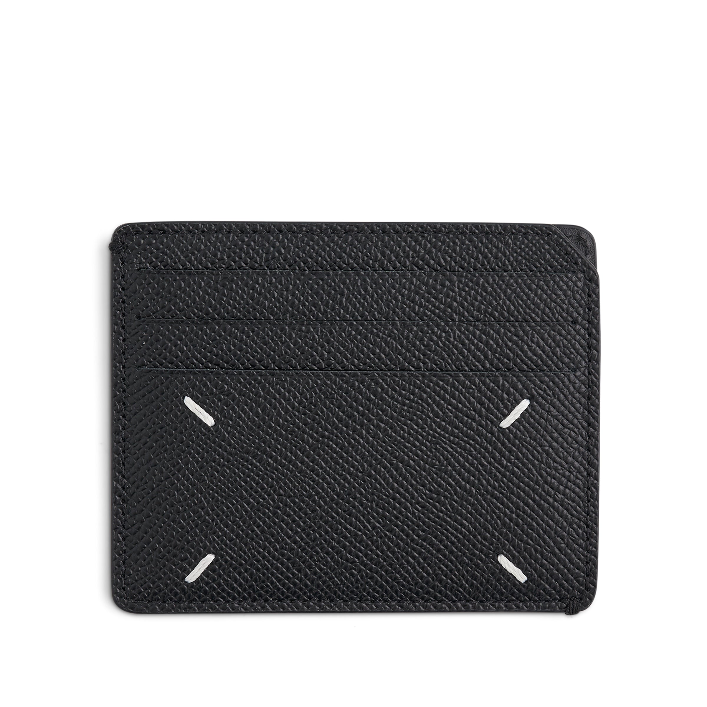 Shop Maison Margiela Four Stitches Leather Card Holder