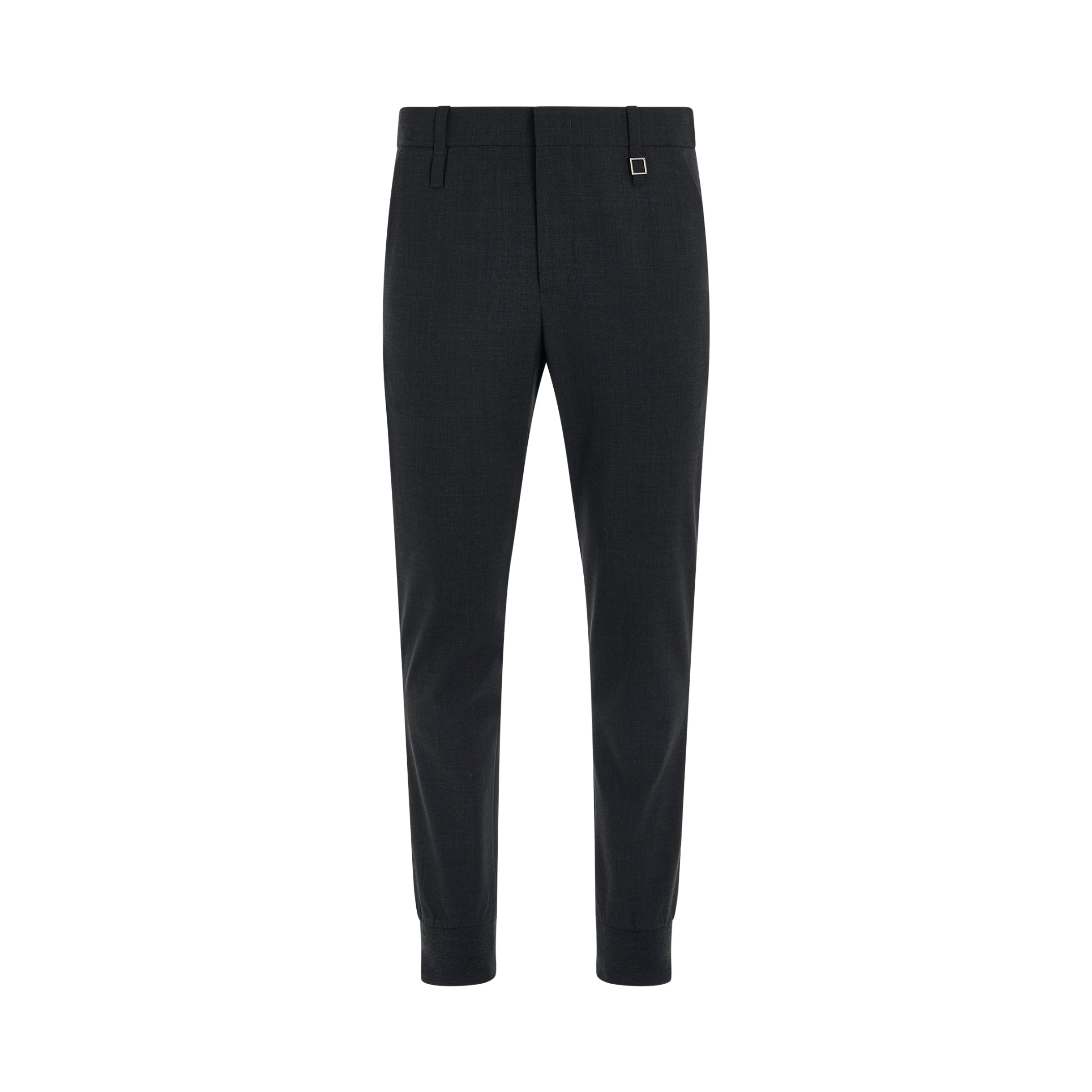 Shop Wooyoungmi Elasticated Cuff Suit Pants