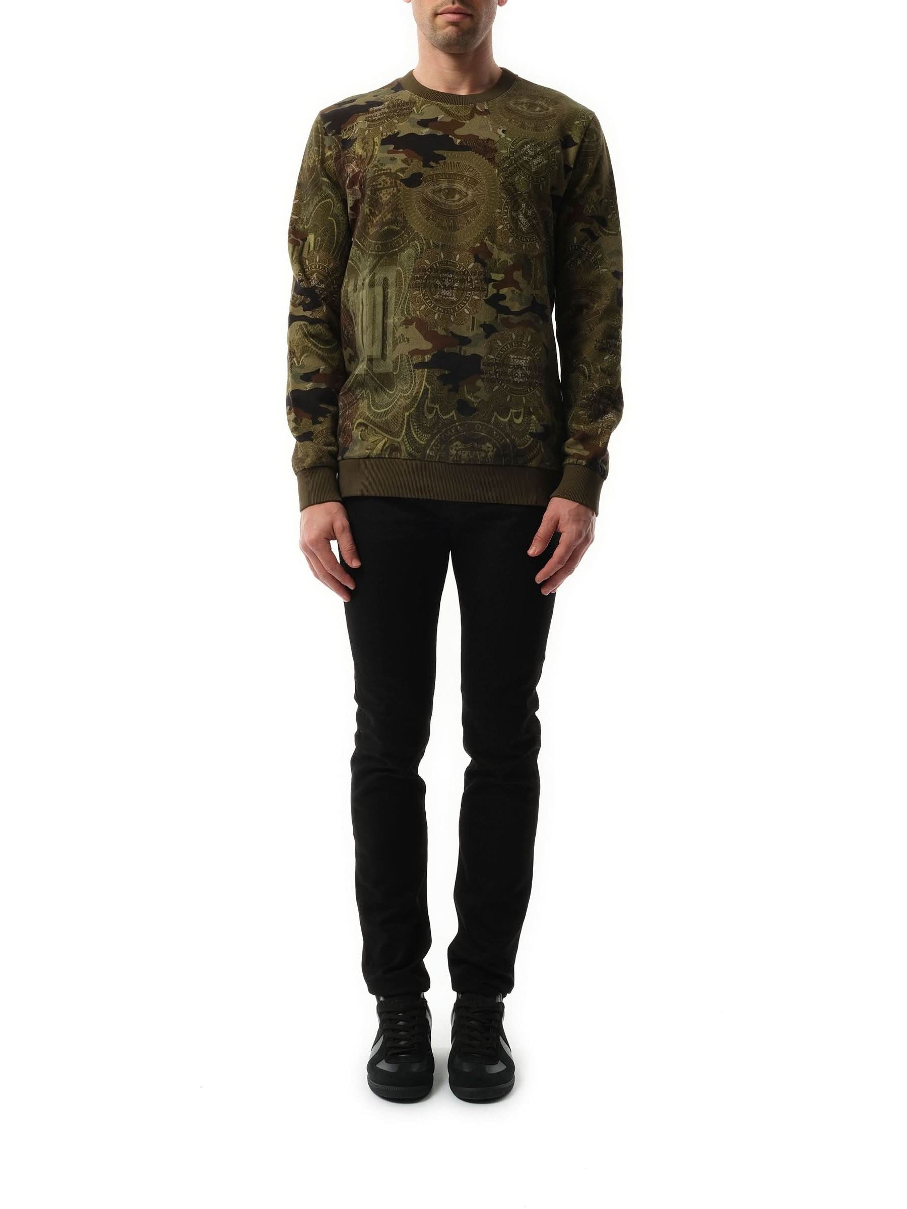 Givenchy Men's Podium Dollar Sweatshirt In Khaki