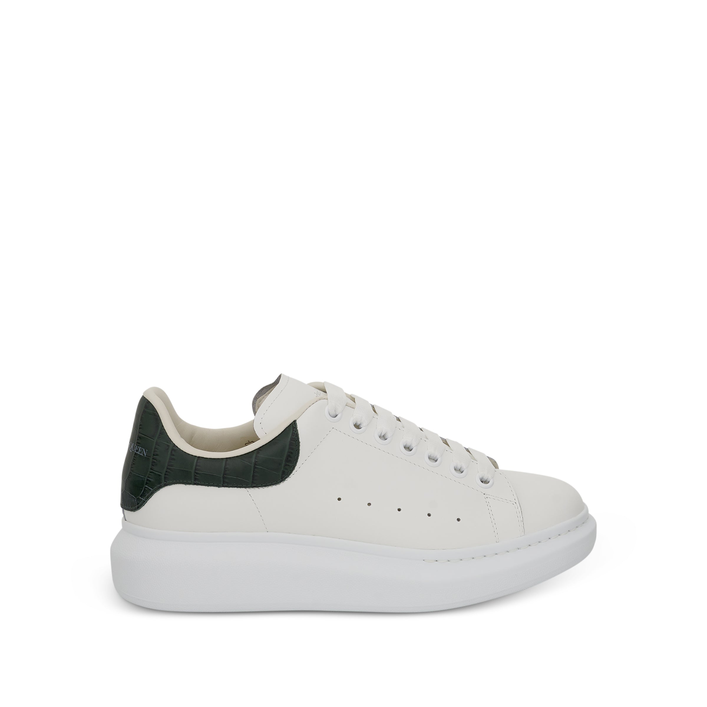 ALEXANDER McQUEEN Larry Oversized Sneaker in White/Forest Green – MARAIS