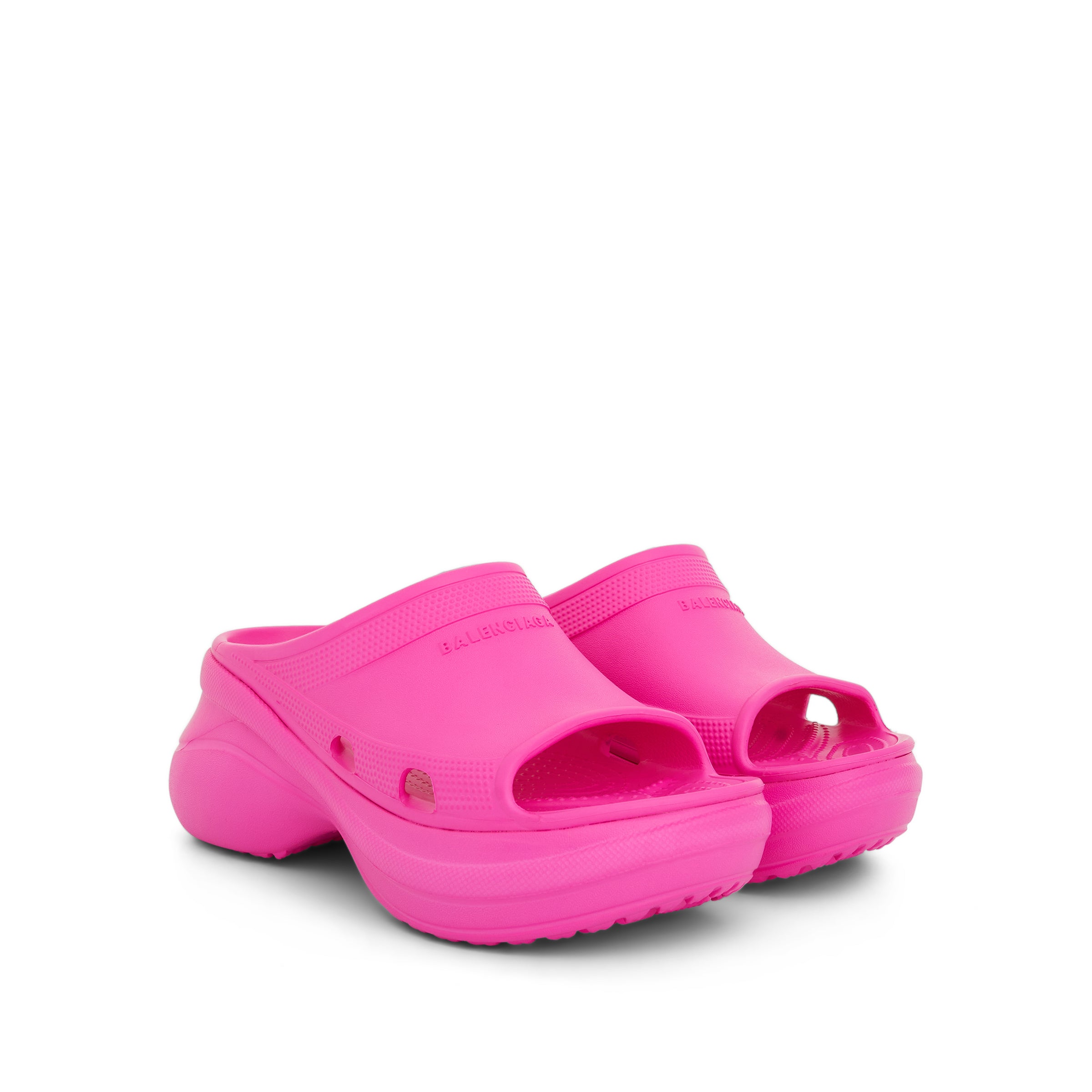 BALENCIAGA Crocs Pool Slide Sandal in Pink – MARAIS