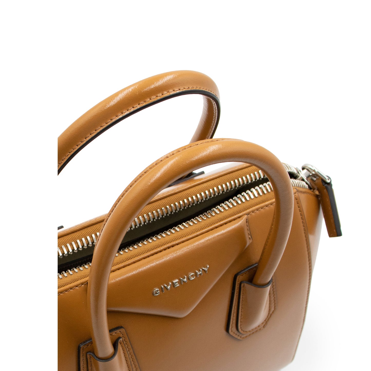 GIVENCHY Small Antigona Bag in Box Leather in Tan – MARAIS