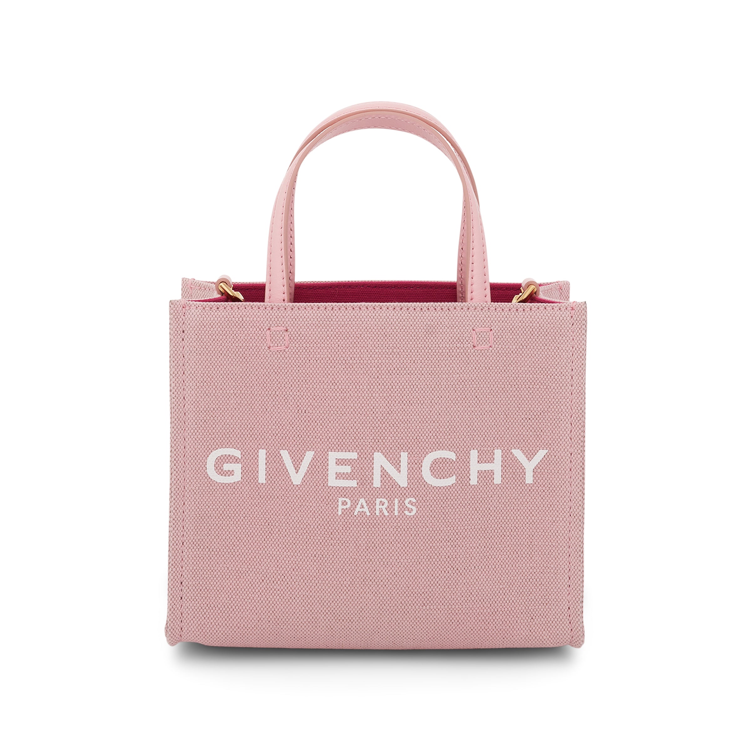 GIVENCHY Mini G Tote Shopping Bag in Canvas in Pink – MARAIS