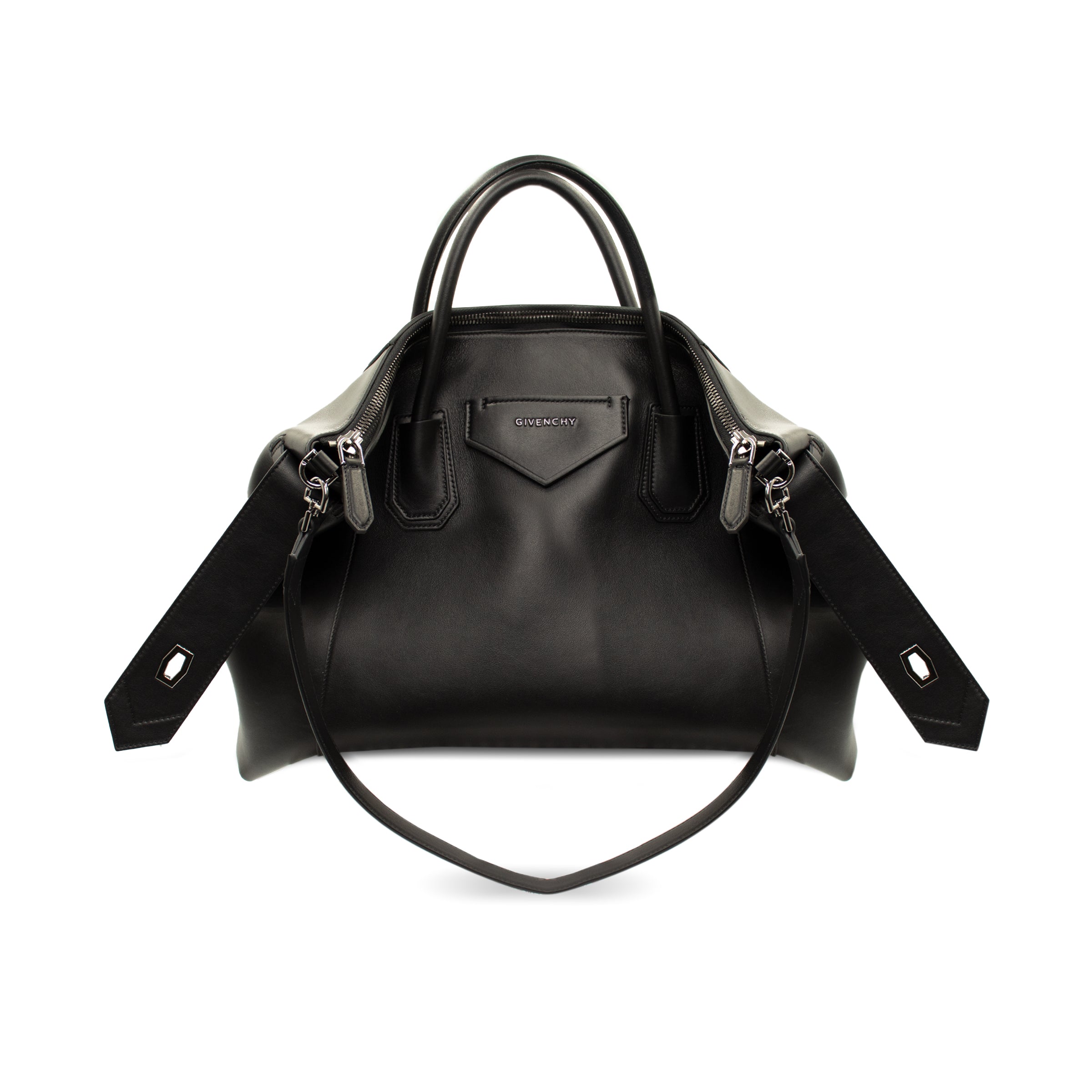 GIVENCHY Large Antigona Soft Bag in Black | MARAIS