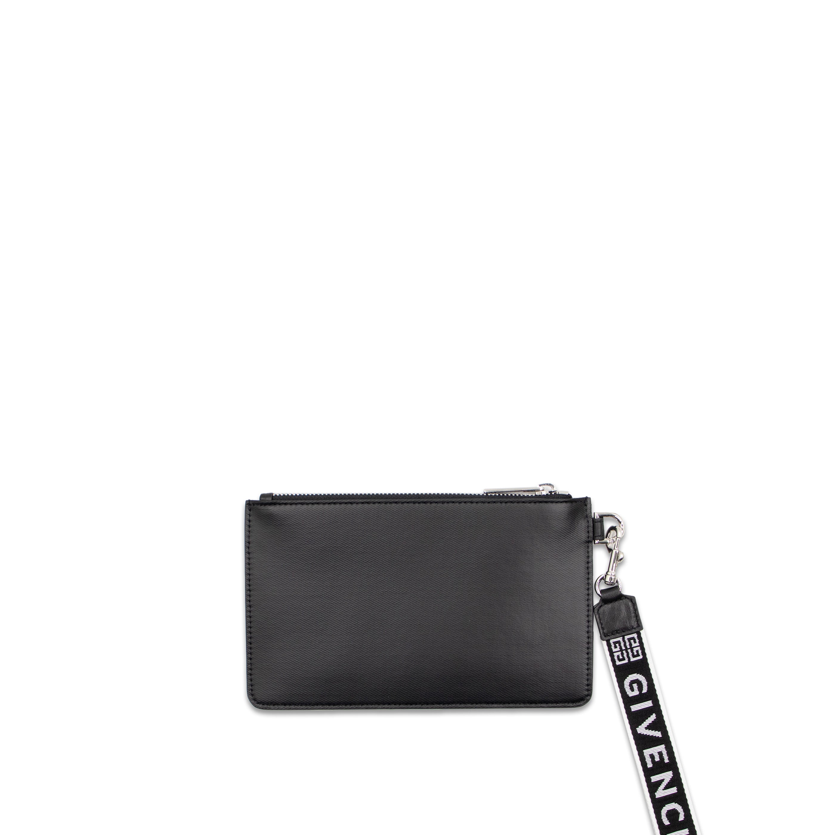 GIVENCHY 4G Wrist Strap Mini Pouch in Coated Canvas in Black – MARAIS