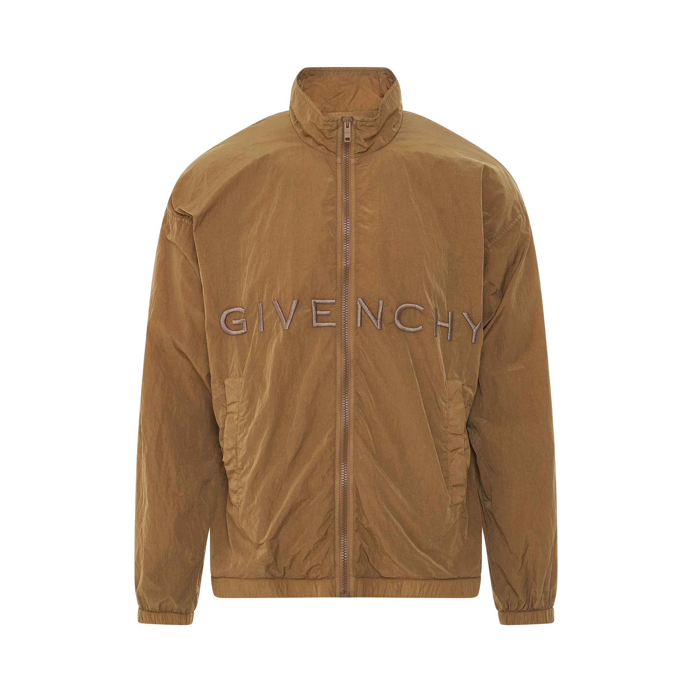 GIVENCHY 4G Logo Nylon Dyed Tracksuit Jacket in Beige – MARAIS