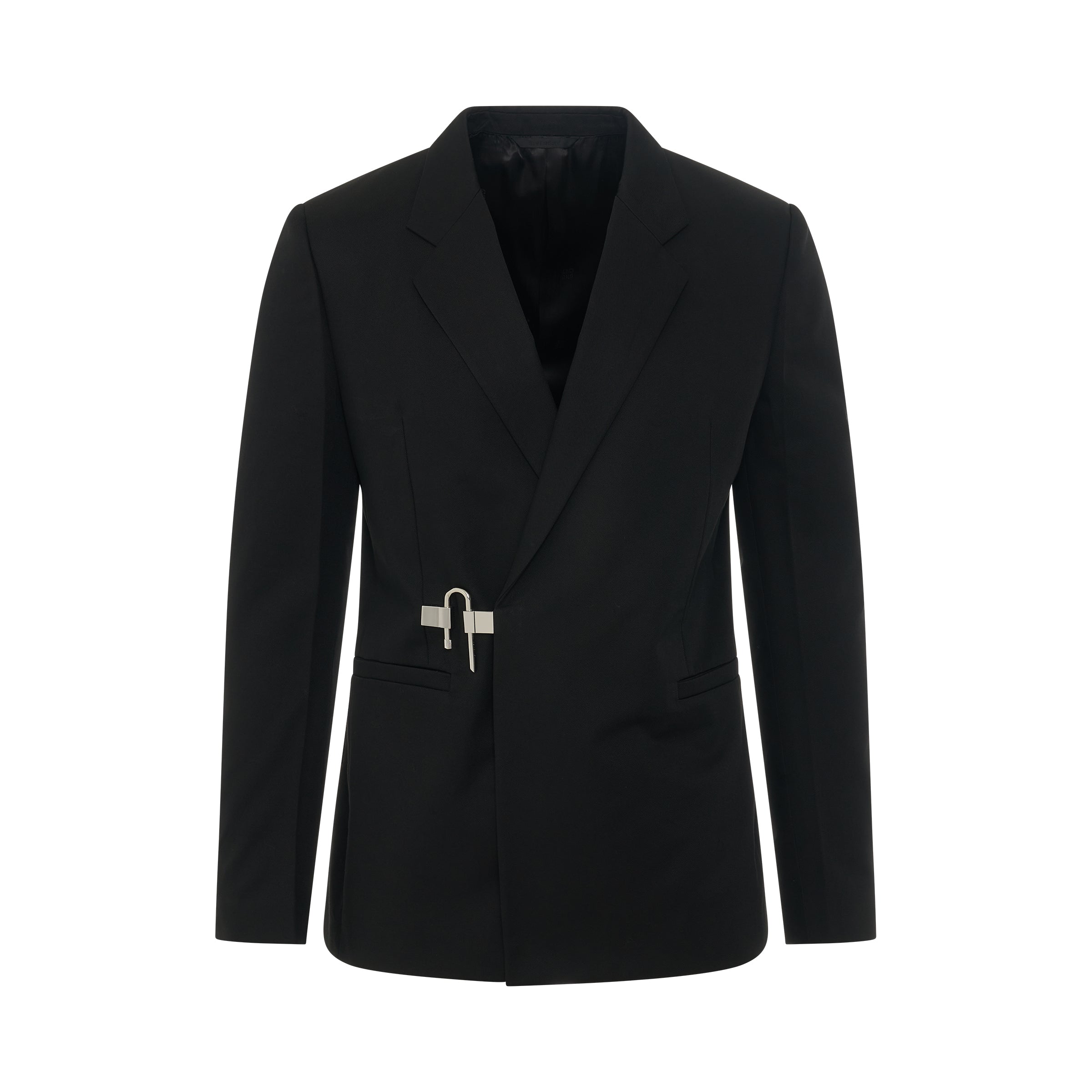 GIVENCHY U-Lock Slim Fit Cotton Suit Jacket in Black – MARAIS